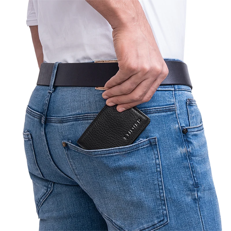 "Jay" Mini Geldbörse Herren RFID Leder