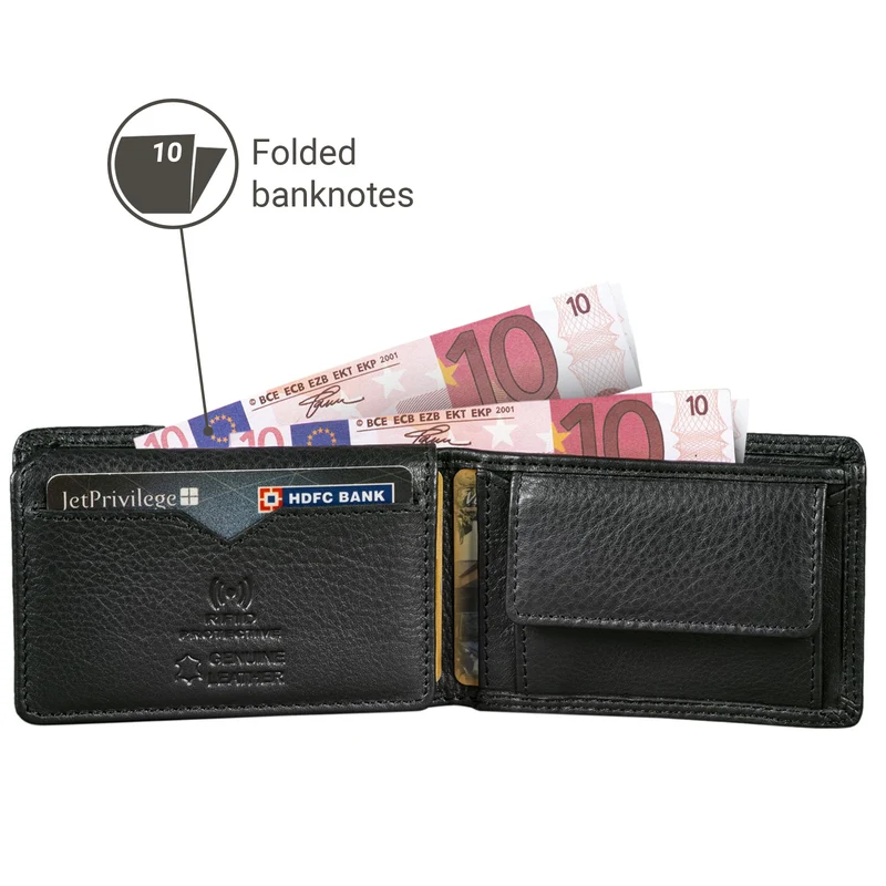 "Jay" Mini Geldbörse Herren RFID Leder