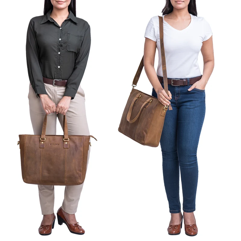 "Emmeline" Shopper Tasche Leder Business Damen Aktentasche
