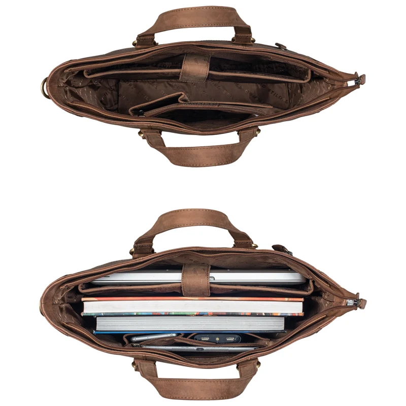 "Emmeline" Shopper Tasche Leder Business Damen Aktentasche