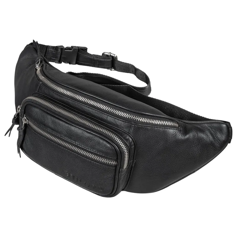 "Brodie" Bauchtasche Leder Groß