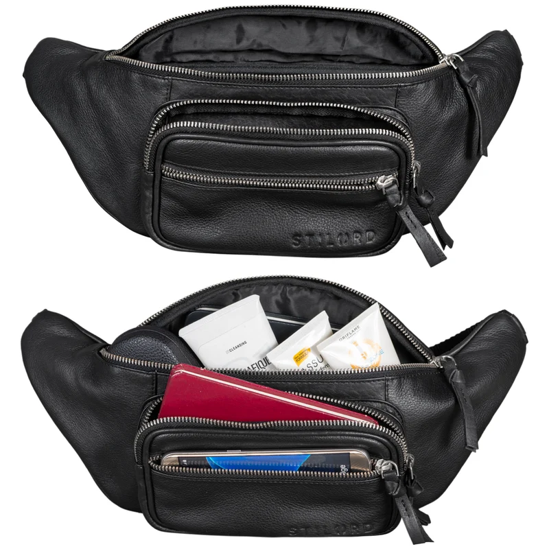 "Brodie" Bauchtasche Leder Groß