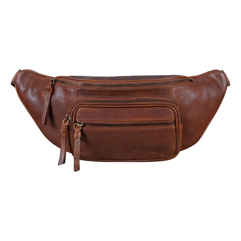 "Brodie" Bauchtasche Leder Groß