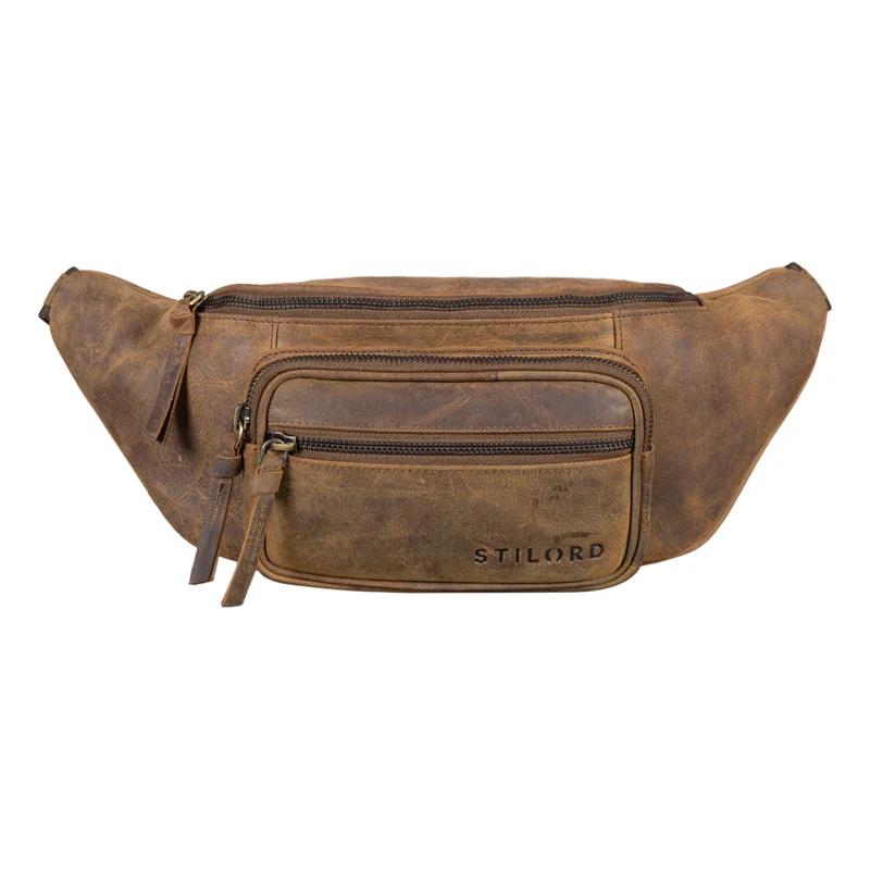 "Brodie" Bauchtasche Leder Groß