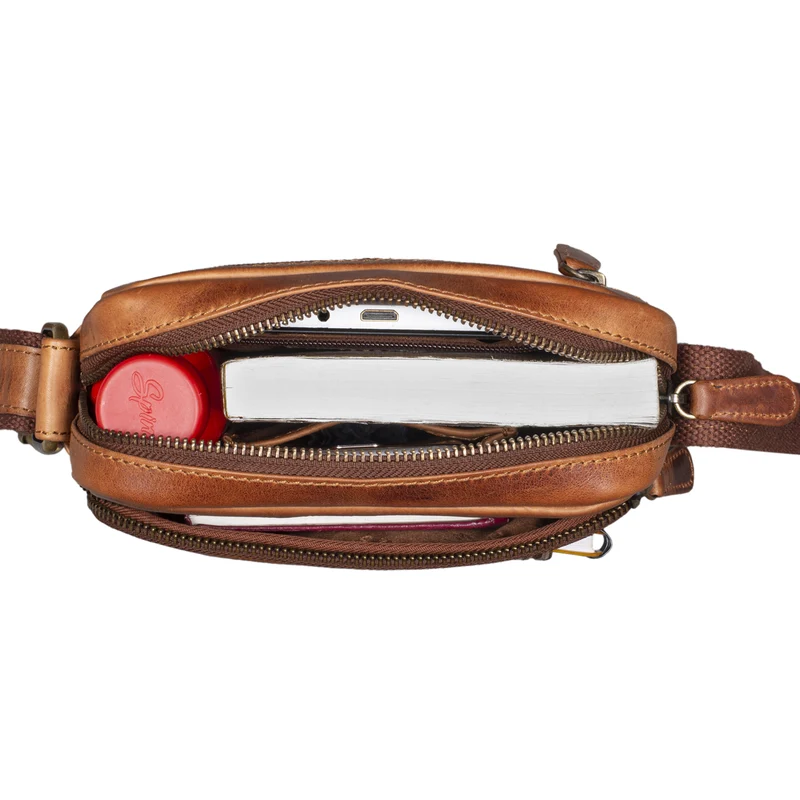 "Trae" Tasche Herren Umhängetasche klein Leder