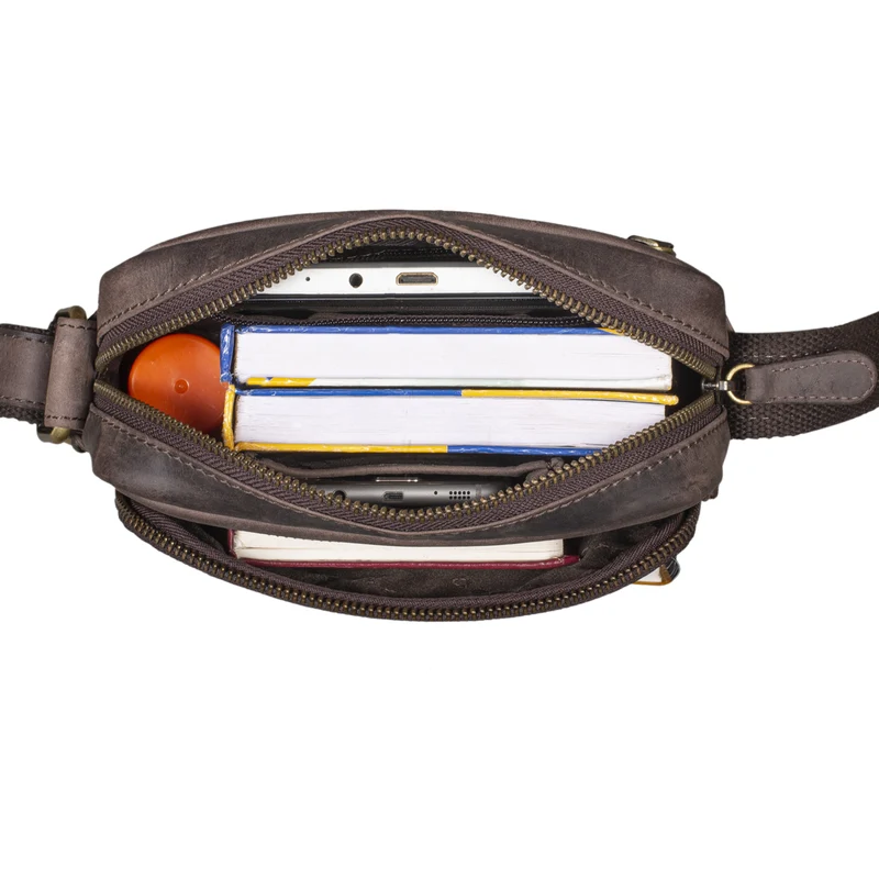 "Trae" Tasche Herren Umhängetasche klein Leder