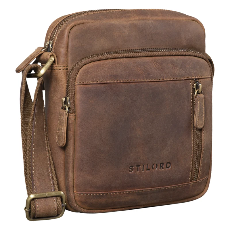 "Trae" Tasche Herren Umhängetasche klein Leder