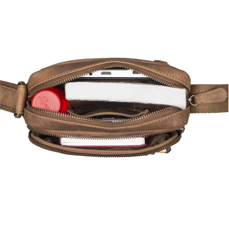 "Trae" Tasche Herren Umhängetasche klein Leder