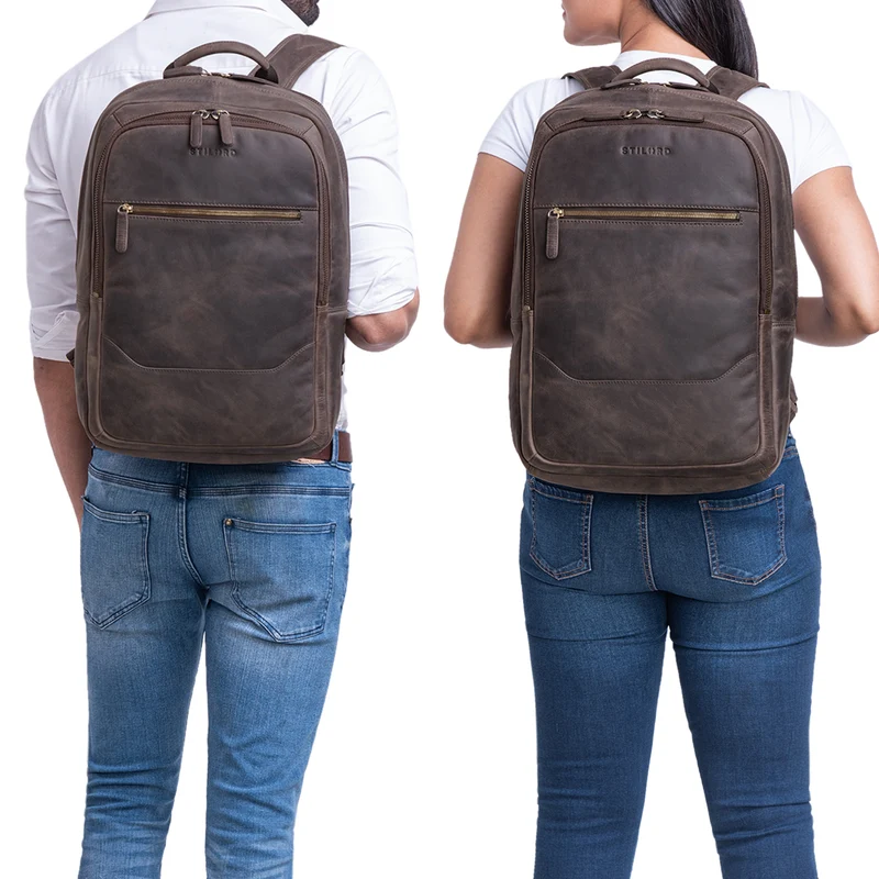"Reece" Business Lederrucksack Vintage