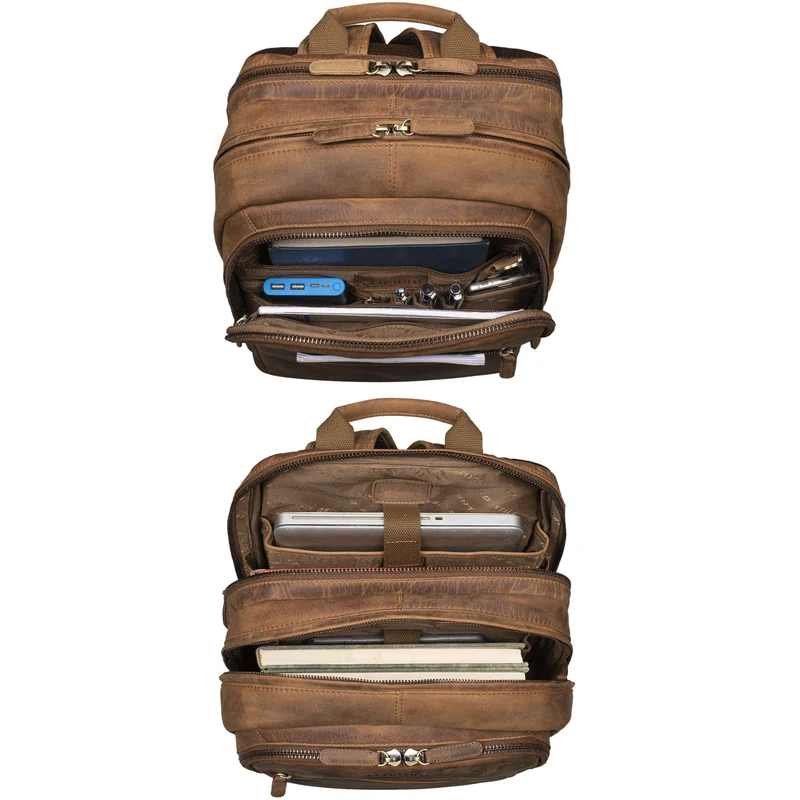 "Reece" Business Lederrucksack Vintage