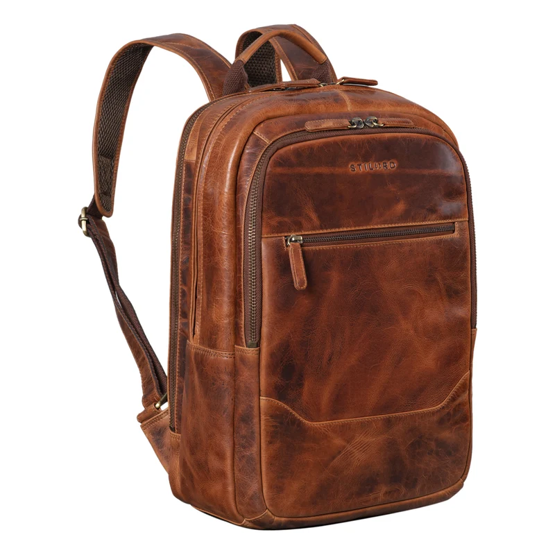 "Reece" Business Lederrucksack Vintage