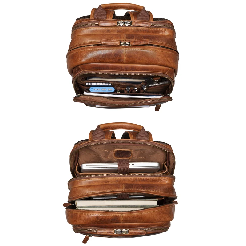 "Reece" Business Lederrucksack Vintage