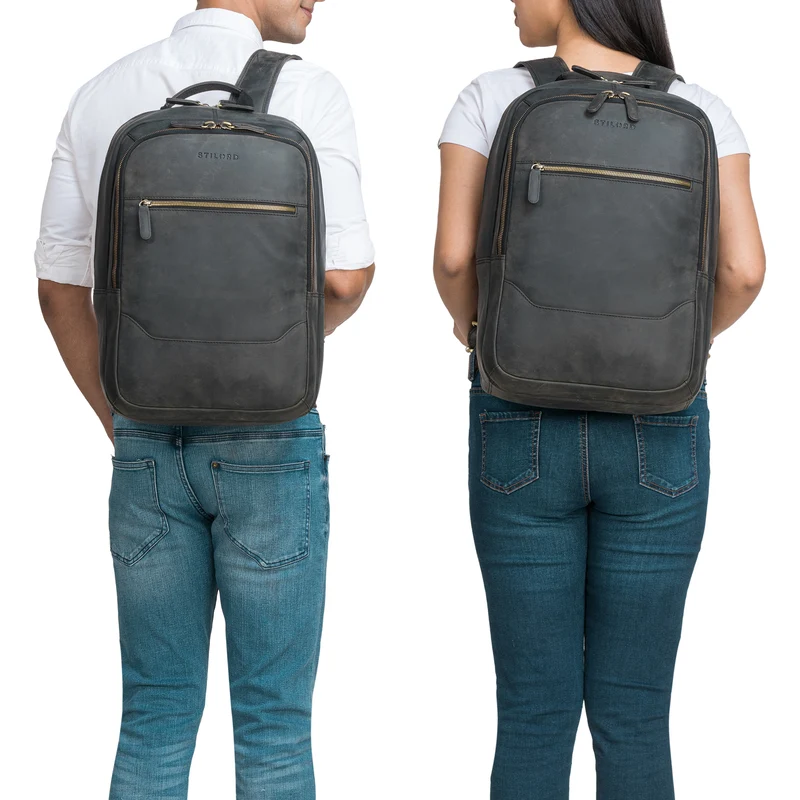 "Reece" Business Lederrucksack Vintage