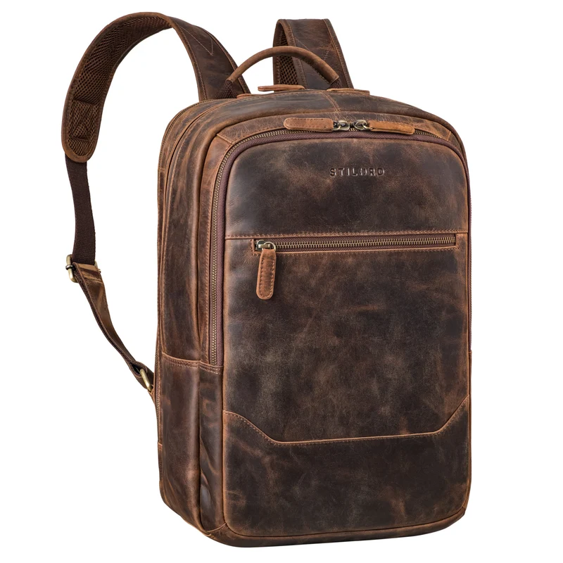 "Reece" Business Lederrucksack Vintage