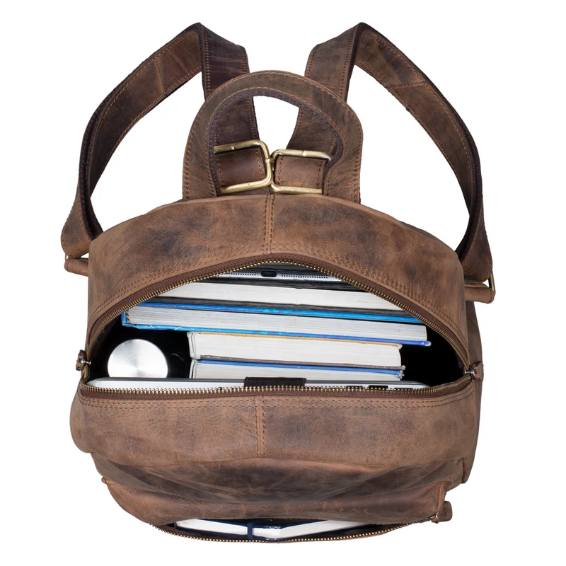 "Flynn" Großer Rucksack Leder XL
