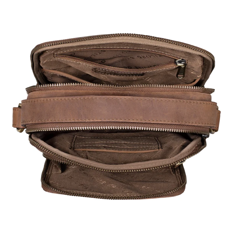 STILORD B-WARE "Ilkay" Männer Tasche Leder Klein