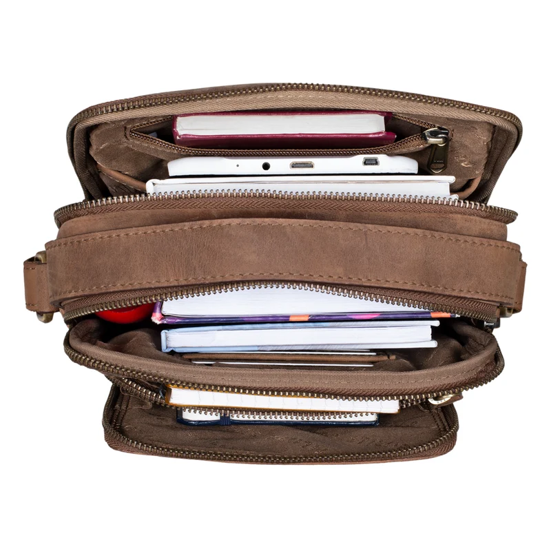 STILORD B-WARE "Ilkay" Männer Tasche Leder Klein