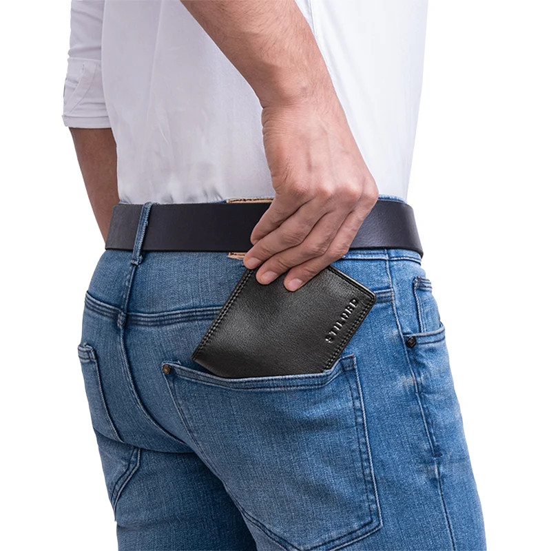 "Kirk" Ledergeldbörse Männer RFID