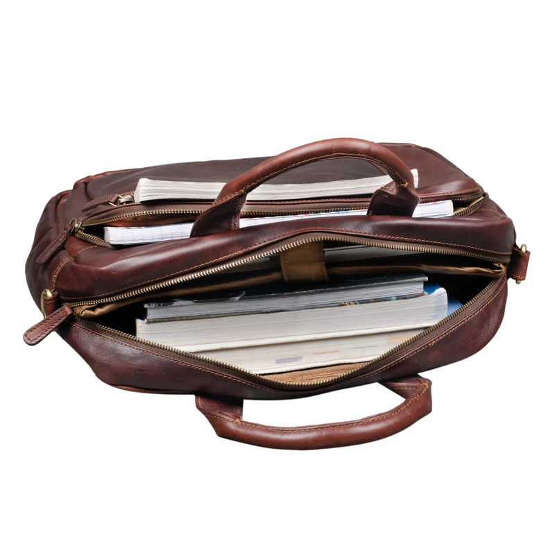 B-WARE Businesstasche Leder Groß