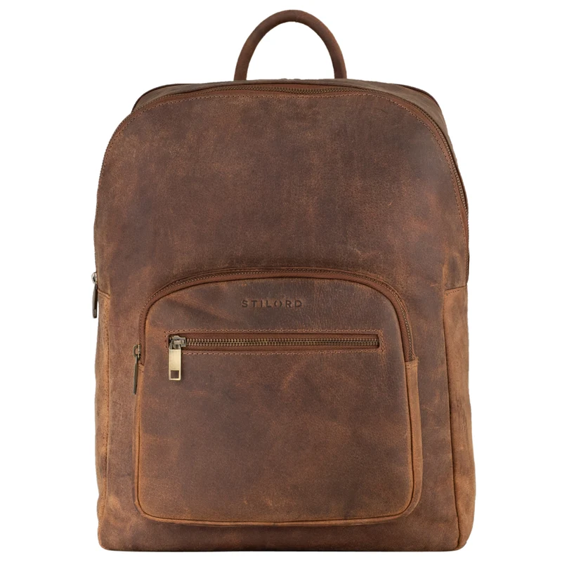 "Grant" Rucksack mit Laptopfach Leder