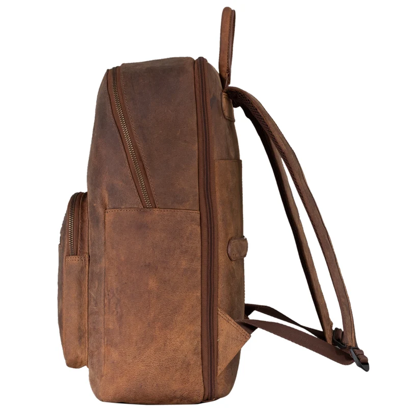 "Grant" Rucksack mit Laptopfach Leder
