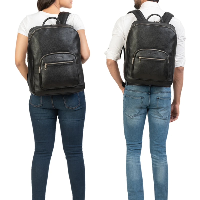 "Grant" Rucksack mit Laptopfach Leder