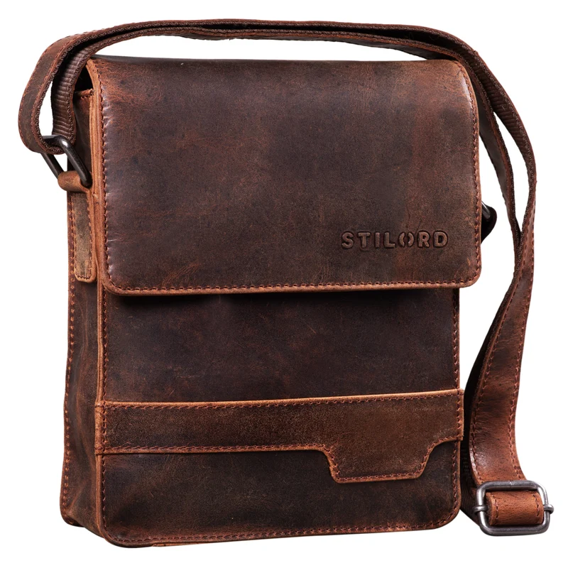 B-WARE "Sven" Herrenhandtasche Leder Umhängetasche