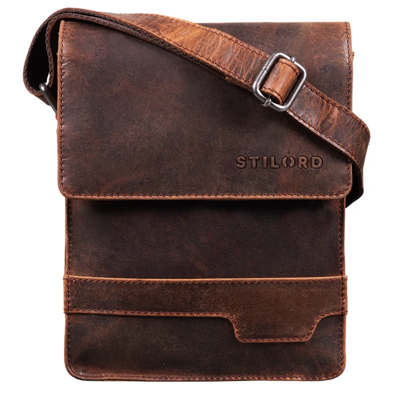 B-WARE "Sven" Herrenhandtasche Leder Umhängetasche