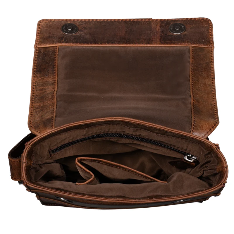 B-WARE "Sven" Herrenhandtasche Leder Umhängetasche