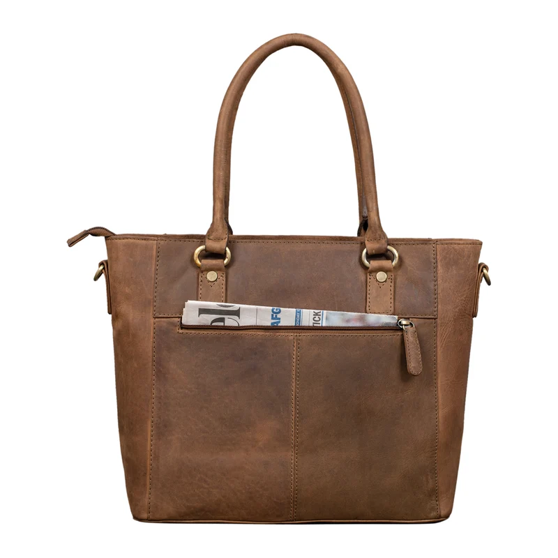 STILORD "Abigail" Handtasche Büro Damen Leder Shopper Businesstasche elegant