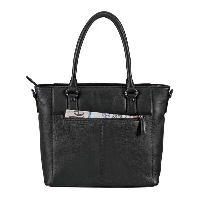 STILORD "Abigail" Handtasche Büro Damen Leder Shopper Businesstasche elegant