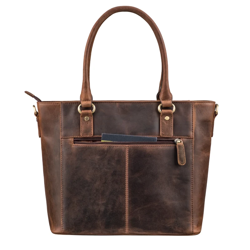 STILORD "Abigail" Handtasche Büro Damen Leder Shopper Businesstasche elegant