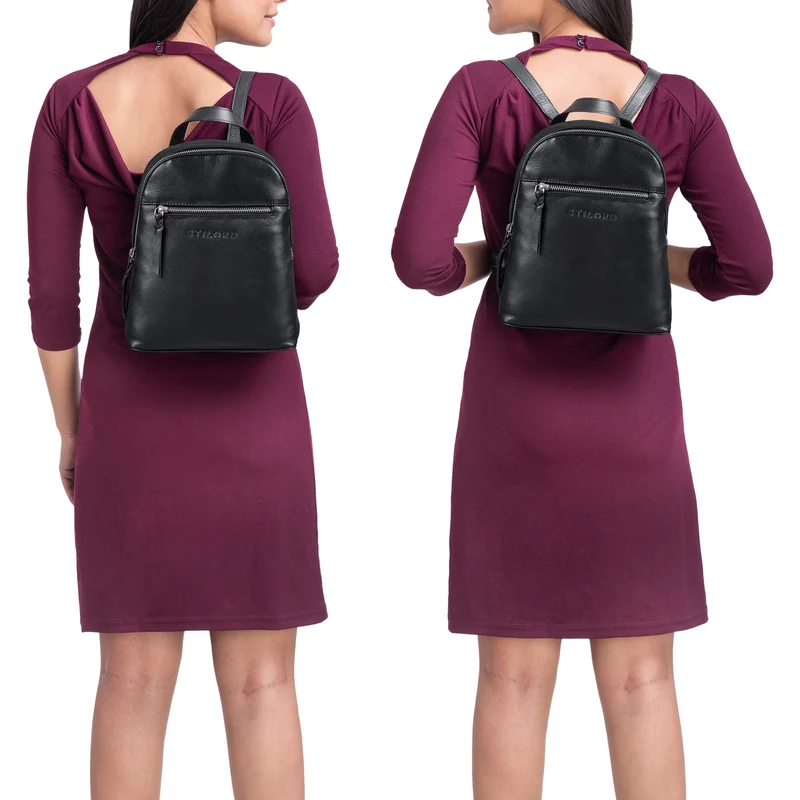 "Amira" Kleiner Rucksack Frauen Leder