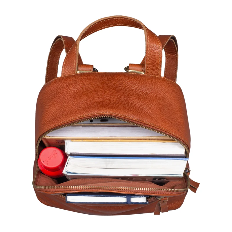 "Amira" Kleiner Rucksack Frauen Leder