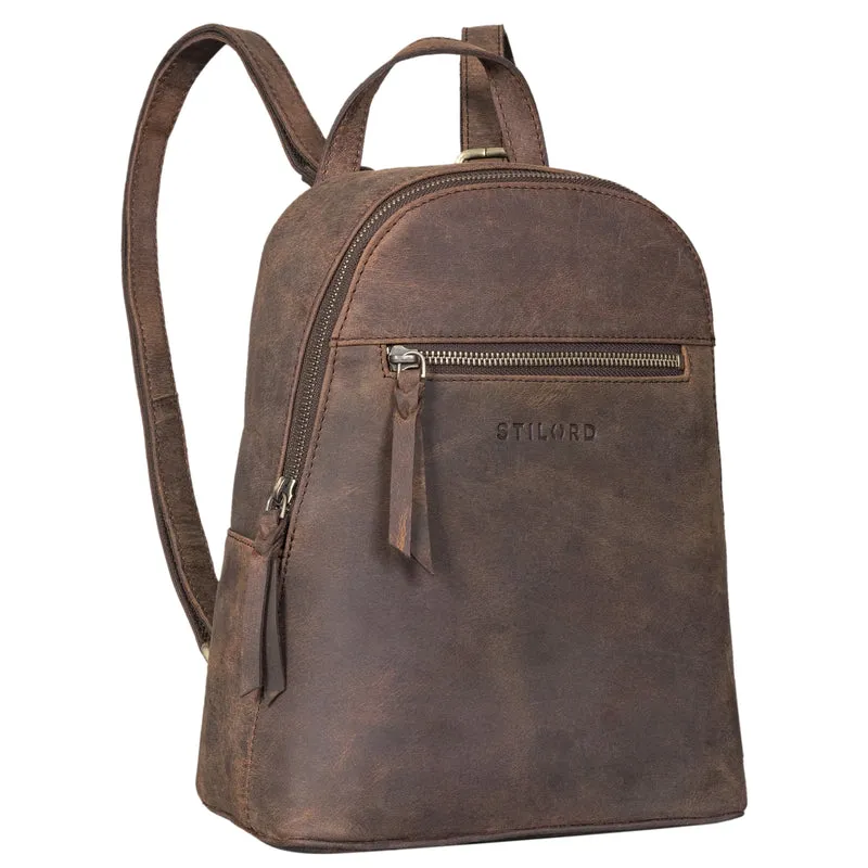 "Amira" Kleiner Rucksack Frauen Leder