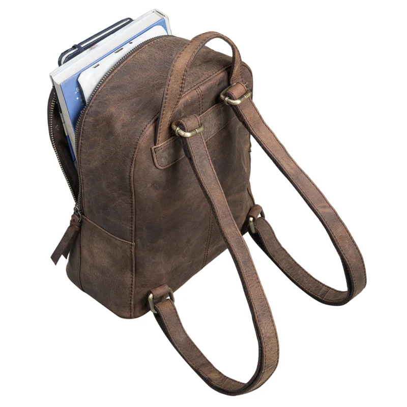 "Amira" Kleiner Rucksack Frauen Leder