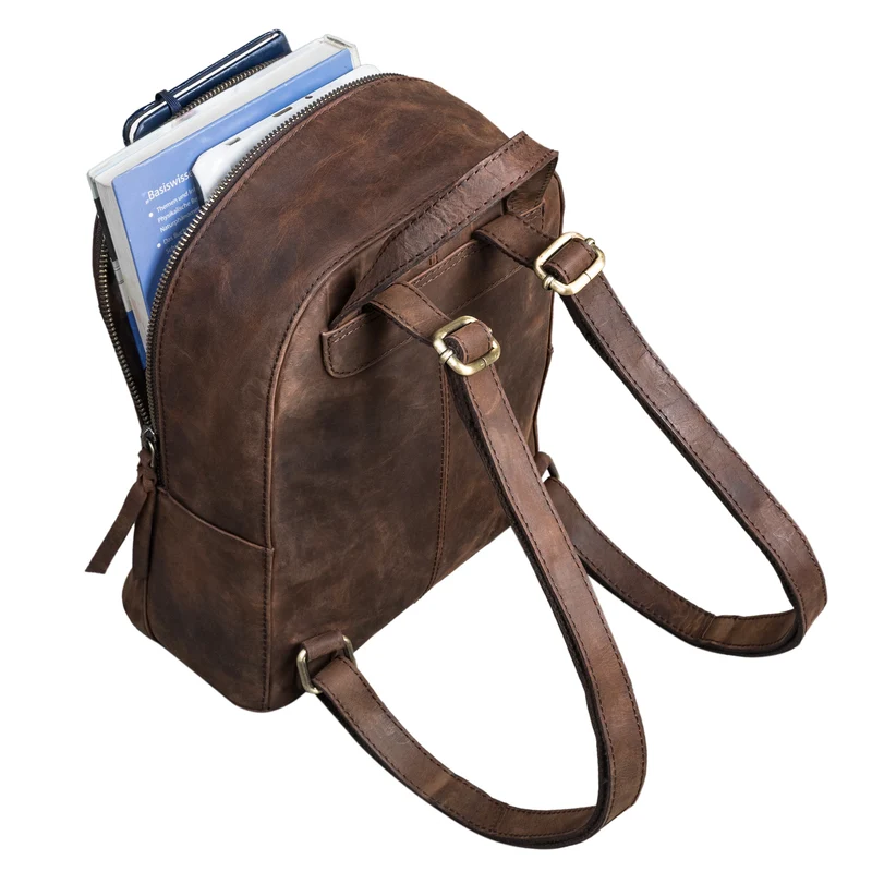 "Amira" Kleiner Rucksack Frauen Leder