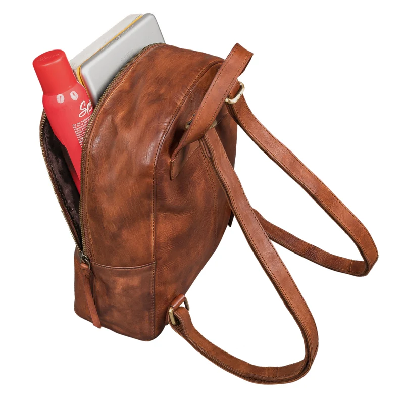 "Amira" Kleiner Rucksack Frauen Leder