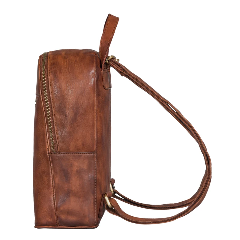 "Amira" Kleiner Rucksack Frauen Leder