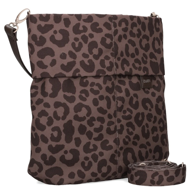 zwei Mademoiselle M12 - Schultertasche 32 cm (leo-brown)