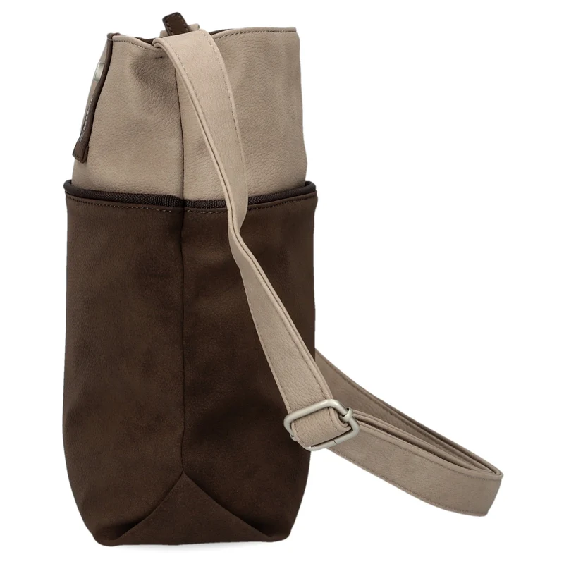 zwei Jana J10 - Schultertasche 29 cm (nubuk-espresso)