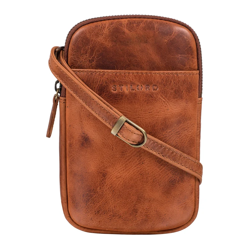 "Loki" Brustbeutel Leder Handytasche