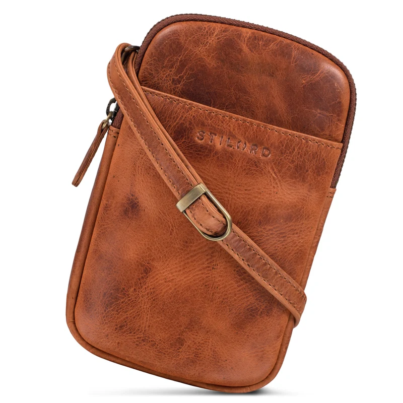"Loki" Brustbeutel Leder Handytasche