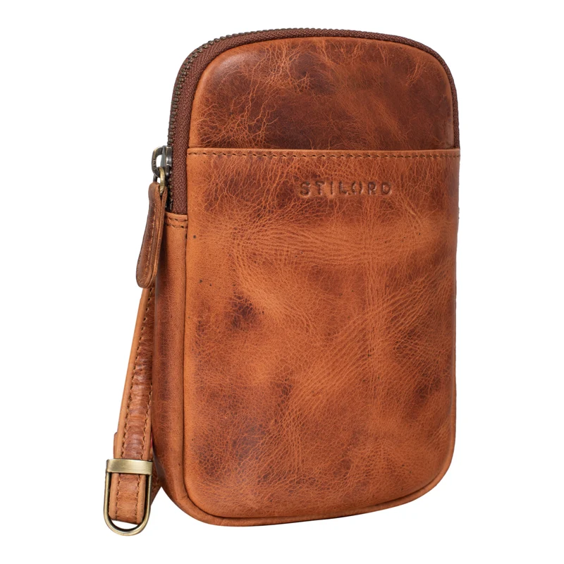 "Loki" Brustbeutel Leder Handytasche