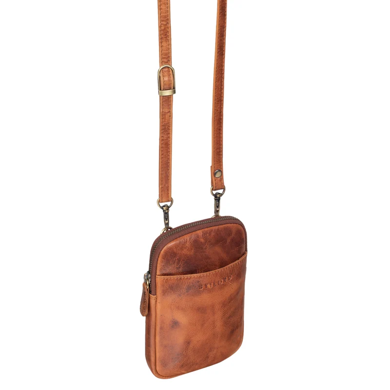 "Loki" Brustbeutel Leder Handytasche