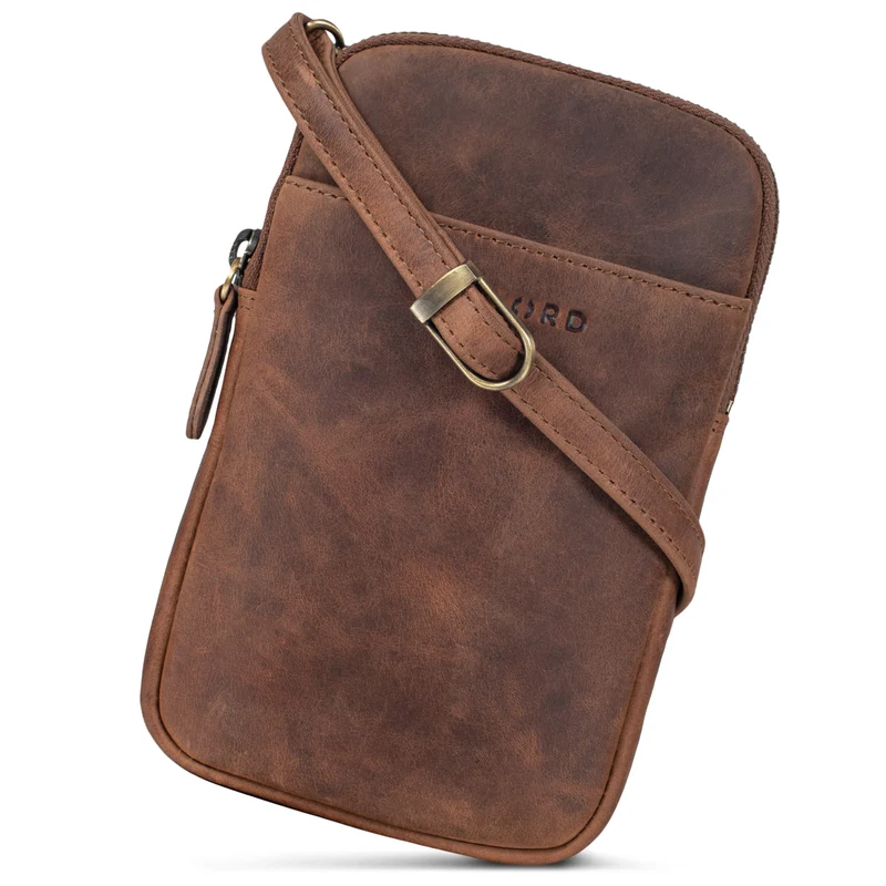 "Loki" Brustbeutel Leder Handytasche