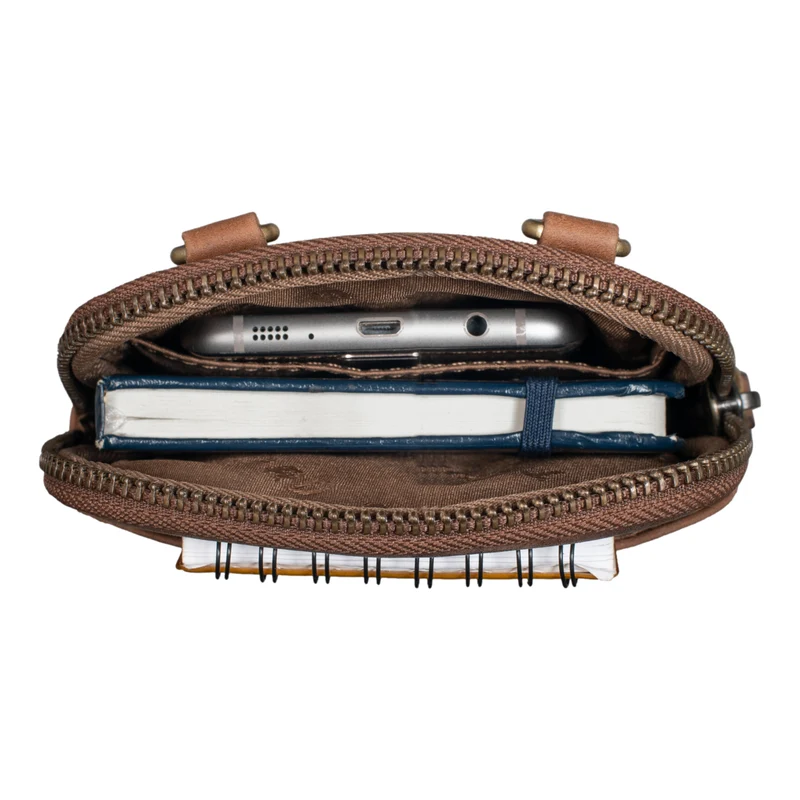 "Loki" Brustbeutel Leder Handytasche