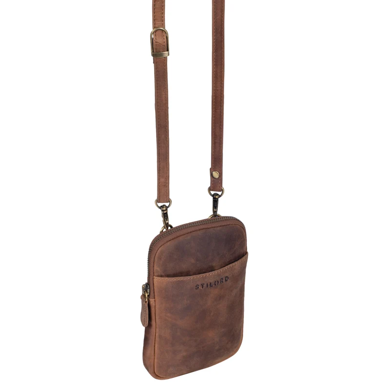 "Loki" Brustbeutel Leder Handytasche
