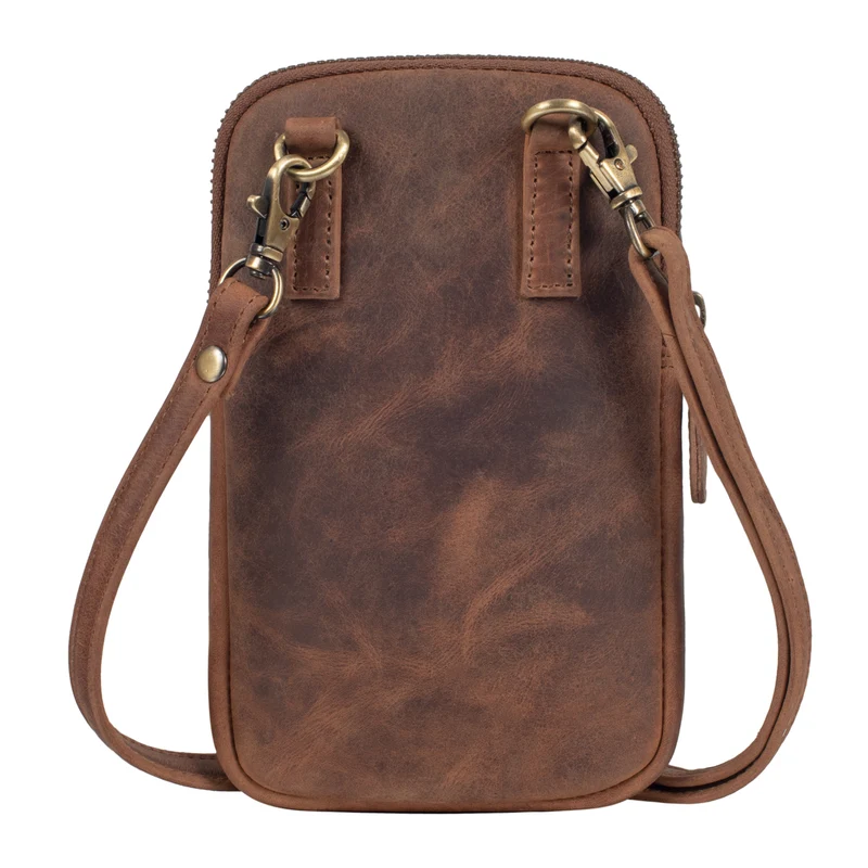 "Loki" Brustbeutel Leder Handytasche