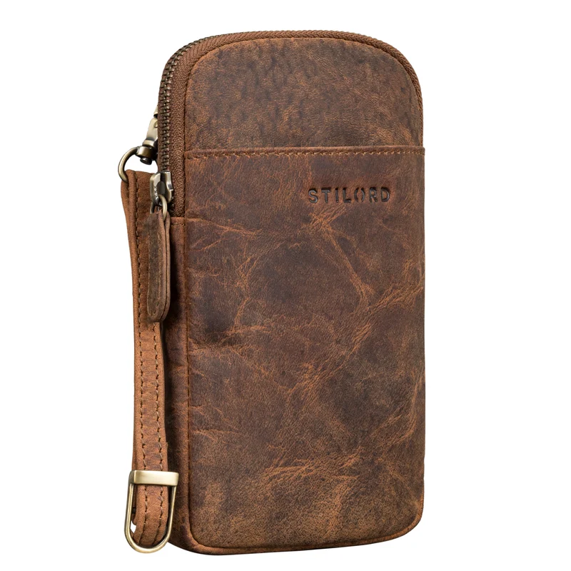 "Loki" Brustbeutel Leder Handytasche